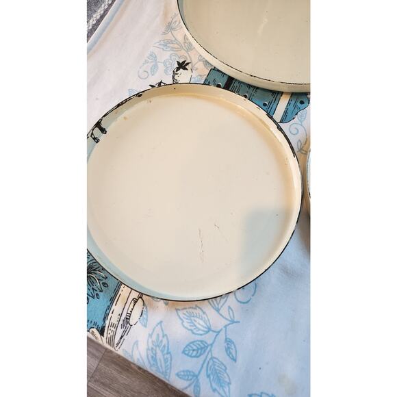 Vintage International Heartland Oven Burner Covers Country Kitchen *see photos - Picture 8 of 9